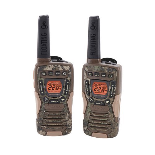 

Cobra - 37-Mile, 22-Channel Floating 2-Way Radios (Pair) - Truetimber Strata