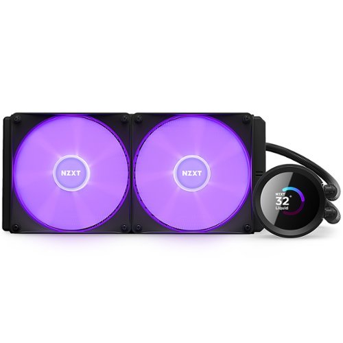 NZXT KRAKEN 280 RGB 液体冷却 Kraken 280 | 280mm AIO Liquid Cooler with LCD Display| NZXT