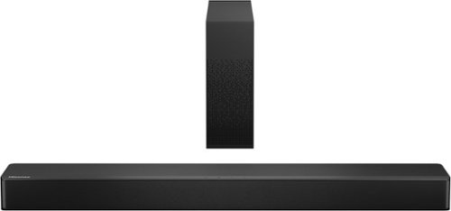 Hisense - 2.1 Channel Soundbar with Built-in Subwoofer - Black