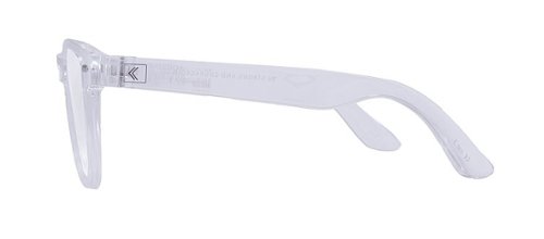 Kreedom Reverb; 1Lens Readers, Supports .5 to 2.5 Diopter Range in One Lens, Revolutionary Patented Technology - Gloss Clear GLOBAL SHIPPING