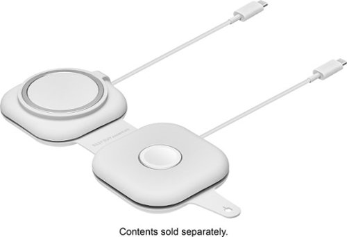 Best Buy essentials™ Portable Apple MagSafe & Watch Charger Organizer - Gray WORLDWIDE DELIVERY