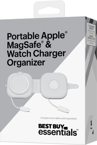 Best Buy essentials™ Portable Apple MagSafe & Watch Charger Organizer - Gray BUY IN SINGAPORE