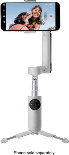 Image of Insta360 - Flow Standard 3-axis Gimbal Stabilizer for Smartphones with built-in Tripod - Gray