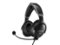 Bose - A30 Noise Cancelling Over-the-Ear Aviation Headset with Dual Plug - Black-Front_Standard