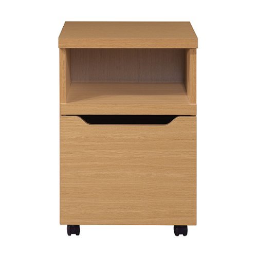 OSP Home Furnishings - Denmark Rolling File with Lockdowel Fastening System - Natural
