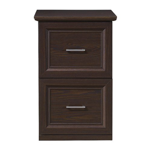 OSP Home Furnishings - Jefferson Vertical File with Lockdowel Fastening System - Espresso