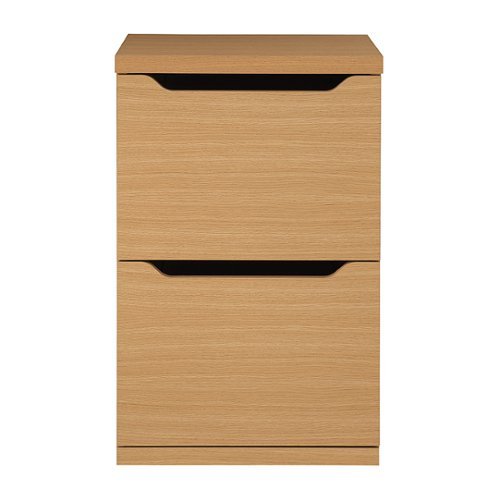 OSP Home Furnishings - Denmark 2-Drawer Vertical File with Lockdowel Fastening System - Natural