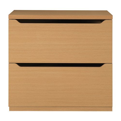 OSP Home Furnishings - Denmark 2-Drawer Lateral File with Lockdowel Fastening System - Natural