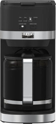  Bella Pro Series - Single Serve &amp; 12-Cup Coffee Maker Combo - Black
