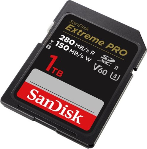 SanDisk Extreme Pro 1TB SDXC UHS-II V60 Memory Card WORLDWIDE DELIVERY