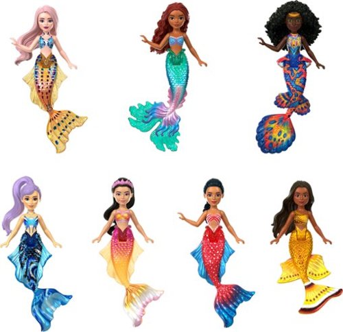 Disney - The Little Mermaid Ariel & Sisters 8.5" Dolls (7-Pack)