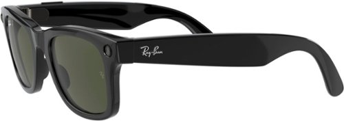 Ray-Ban RAY-BAN STORIES | WAYFARER - Shiny Black/Green WORLDWIDE DELIVERY