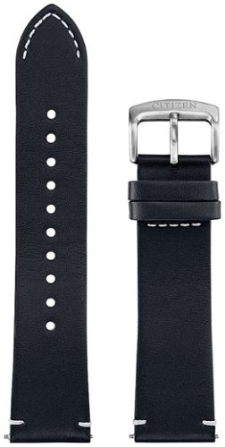 Leather Band for Citizen CZ Smartwatch 22mm - Black