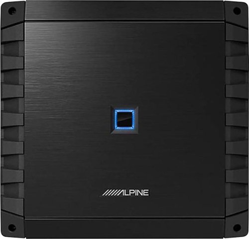 Alpine - S-Series Class D Bridgeable Multichannel Amplifier with Variable Crossovers - Black