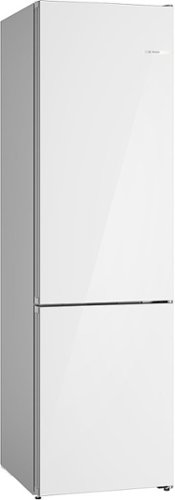 

Bosch - 800 Series 12.8 Cu. Ft Bottom-Freezer Counter-Depth Smart Refrigerator with Internal Ice and Water Dispener - White
