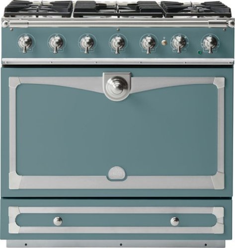 

La Cornue - Cornufe Dual Fuel 90 Range - Ocean with SS & Satin Chrome