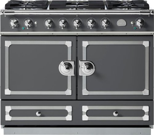 

La Cornue - Cornufe Dual Fuel 110 Range - Graphite with SS & Polished Chrome