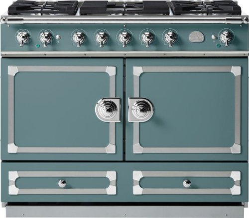

La Cornue - Cornufe Dual Fuel 110 Range - Ocean with SS & Polished Chrome