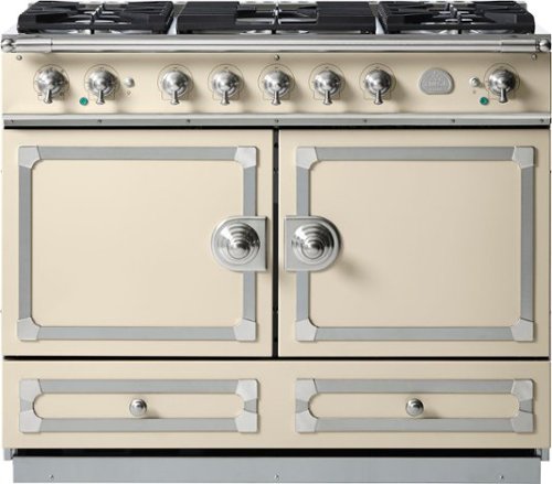 

La Cornue - Cornufe Dual Fuel 110 Range - Morning Dew with SS & Satin Chrome