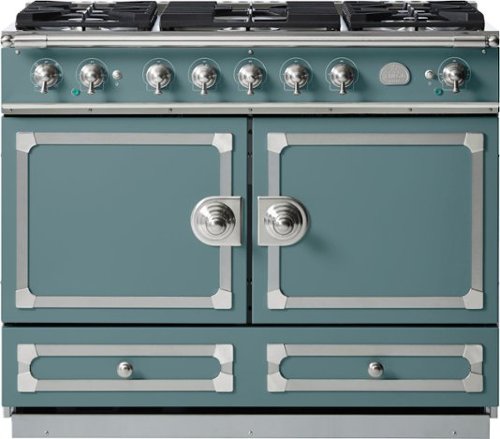 

La Cornue - Cornufe Dual Fuel 110 Range - Ocean with SS & Satin Chrome