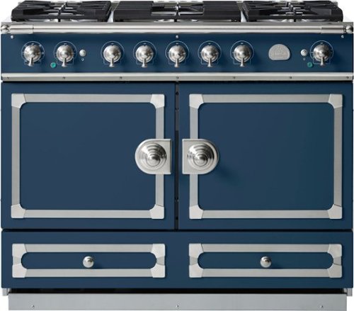 

La Cornue - Cornufe Dual Fuel 110 Range - Winter Sky with SS & Satin Chrome