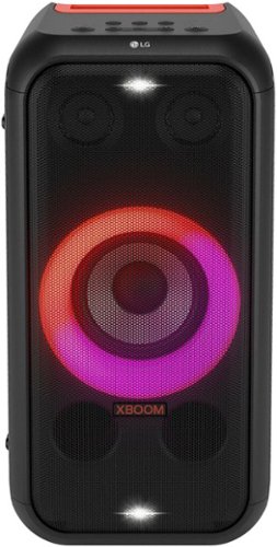 LG - XBOOM XL5 Portable Tower Party Speaker with LED Lighting - Black