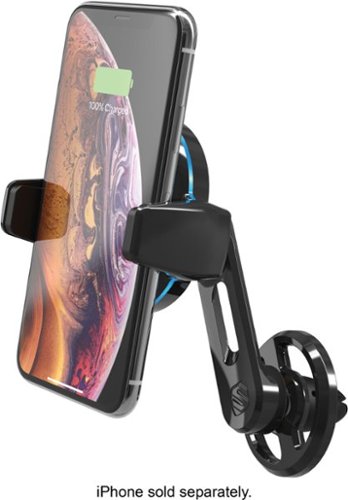 Scosche MagicGrip Auto-Grip  Wireless Charging Vent Universal Mount for Mobile Phones - Black WORLDWIDE DELIVERY