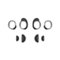 Bose - Alternate Sizing Kit for QuietComfort Earbuds II - Triple Black-Front_Standard
