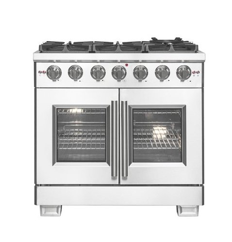 Forno Appliances - Capriasca 5.36 Cu. Ft. Freestanding Gas Range with French Doors and LP Conversion