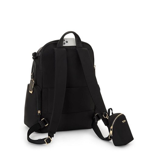 TUMI Voyageur Celina Backpack - Black/Gold GLOBAL SHIPPING