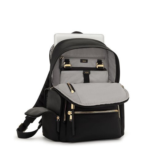 TUMI Voyageur Celina Backpack - Black/Gold HOW TO BUY