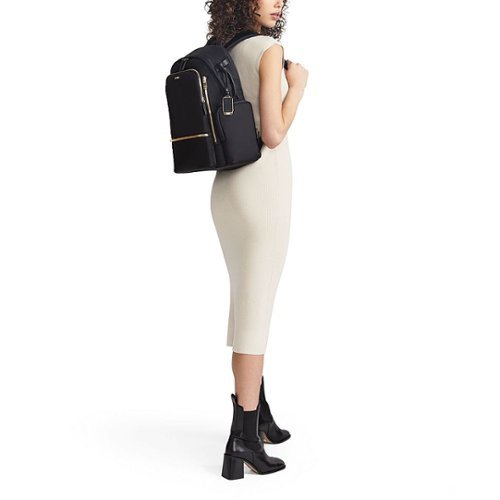 TUMI Voyageur Celina Backpack - Black/Gold SHOP ONLINE