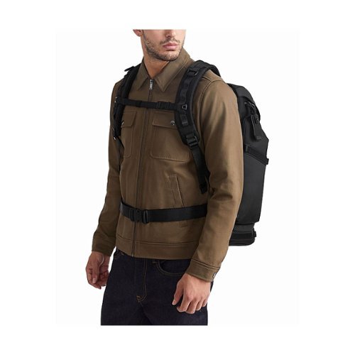TUMI Alpha Bravo Expedition Flap Backpack - Black SHOP ONLINE