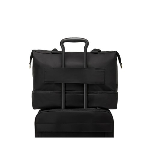 TUMI Voyageur Continental Weekender - Black/Gold GLOBAL SHIPPING