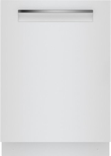 "Bosch - 500 Series 24"" Top Control Smart Built-In Stainless Steel Tub Dishwasher with 3rd Rack and AutoAir, 44dBA - White"