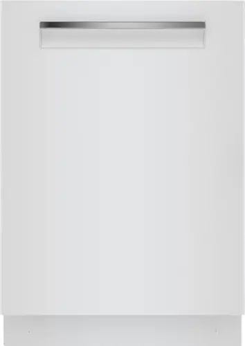 Front. Bosch - 500 Series 24" Top Control Smart Built-In Stainless Steel Tub Dishwasher with 3rd Rack and AutoAir, 44dBA - White.