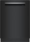 Bosch - 800 Series 24" Top Control Smart Built-In Stainless Steel Tub Dishwasher with Flexible 3rd Rack, 42dBA - Black-Front_Standard