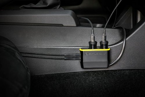 Scosche 12W USB Adapter with Dual Charger Ports - Black WORLDWIDE DELIVERY