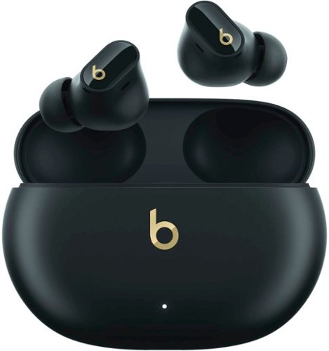 Geek Squad Certified Refurbished Beats Studio Buds + True Wireless Noise Cancelling Earbuds - Black/Gold