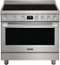 Frigidaire - Professional 4.4 Cu. Ft. Freestanding Electric Induction Convection Range with Steam-cleaning - Stainless Steel-Front_Standard