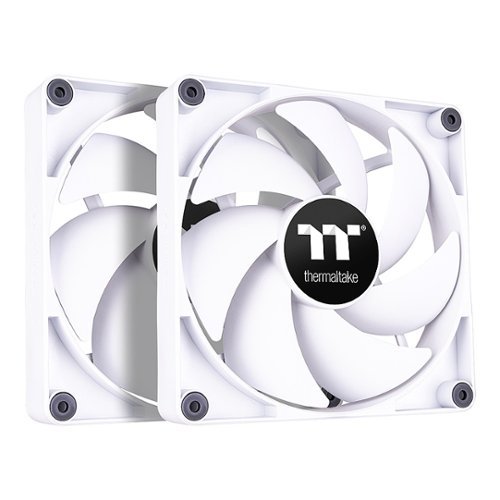 Thermaltake - CT120 PC Cooling Fan (2-Pack) - White