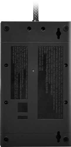 Rocketfish™ 6-Outlet Strip Premium/1-USB-C/1-USB 2,880 Joules Surge Protector - Black BUY IN SINGAPORE