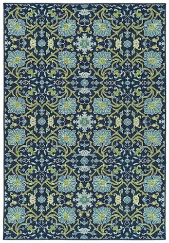 

Kaleen - Sunice Collection 1'9" x 3' Throw Rug - Navy