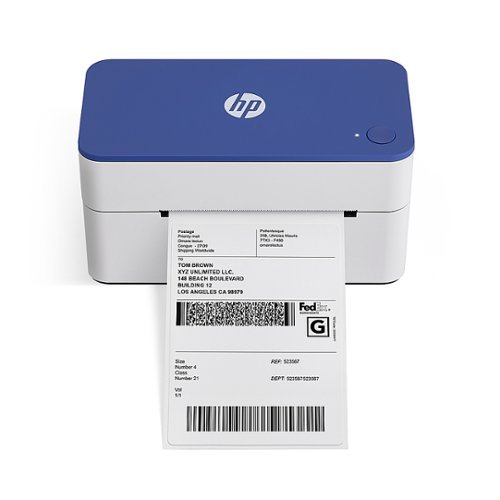 HP - Shipping Label Printer, 4x6 Commercial Grade Direct Thermal - 300 DPI