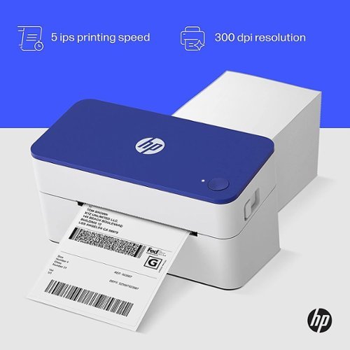 HP SHIPPING LABEL PRINTER, 4X6 COMMERCIAL GRADE DIRECT THERMAL - 300 DPI WORLDWIDE DELIVERY