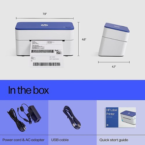 HP SHIPPING LABEL PRINTER, 4X6 COMMERCIAL GRADE DIRECT THERMAL - 300 DPI GLOBAL SHIPPING