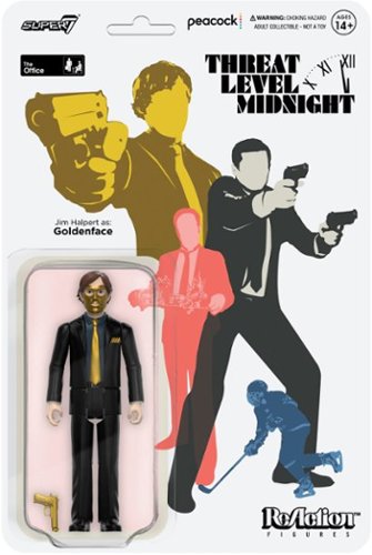 

Super7 - ReAction 3.75 in Plastic The Office Threat Level Midnight - Jim Halperson as Goldenface