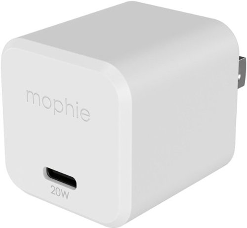 mophie - Power Adapter USB-C 20W GAN - White