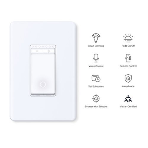 TP-Link Tapo Smart Wi-Fi Light Dimmer Switch with Matter (1-Pack) - Replaces Most Traditional Switches - White HOW TO BUY