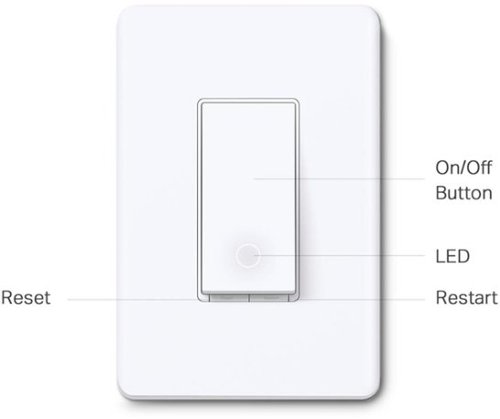TP-Link Tapo Smart Wi-Fi Light Switch with Matter - Replaces Most Traditional Switches - White BUY ONLINE